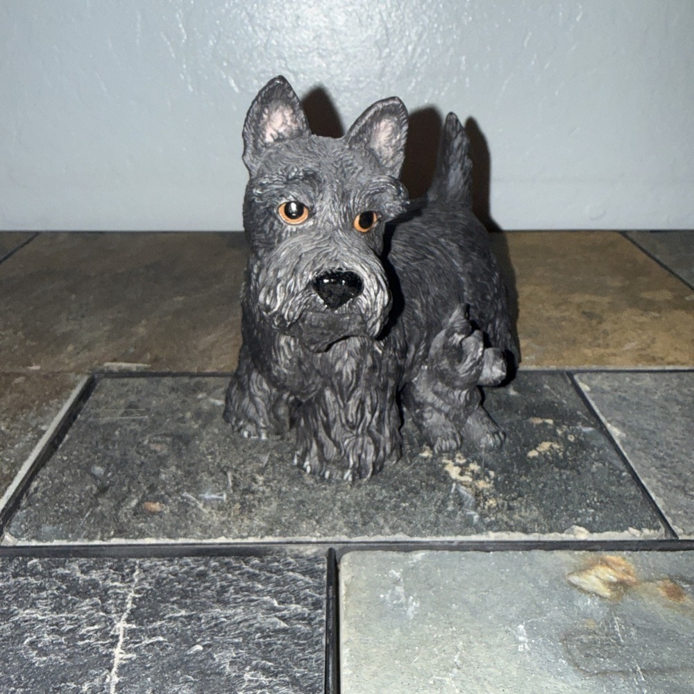 Vintage SCOTTY CERAMIC DOG PUREBRED PETS 1985 KATHY WISE ENESCO SCOTTIE - Picture 2 of 6